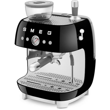 Smeg - Machine à café combinée Expresso Années 50 noir