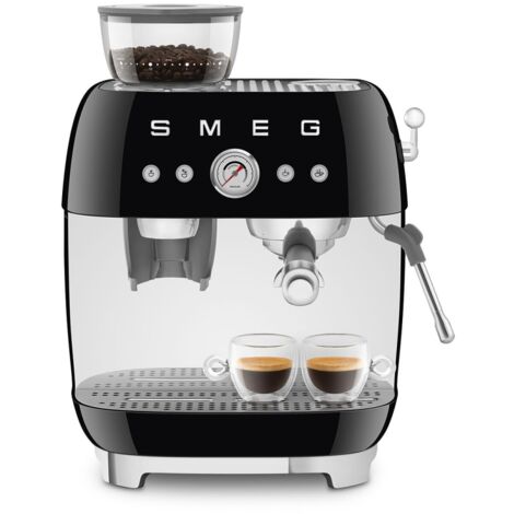 Smeg - Machine à café combinée Expresso Années 50 noir
