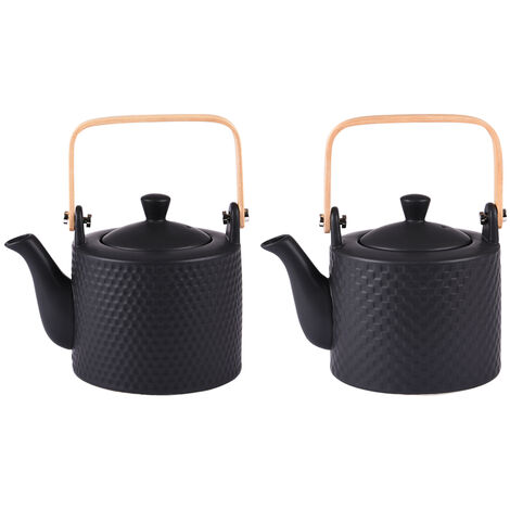 Table Passion - Coffret théière Snow black mat 0,8 l (1/3)