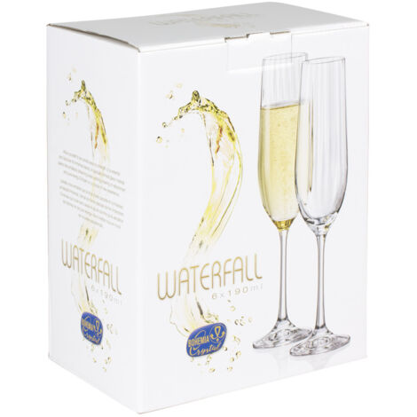 Table Passion - Boîte de 6 flûtes Waterfall 19 l (1/4)