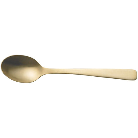Jean Dubost - Cuillère à café monobloc Jet doré (lot de 6) (1/2)