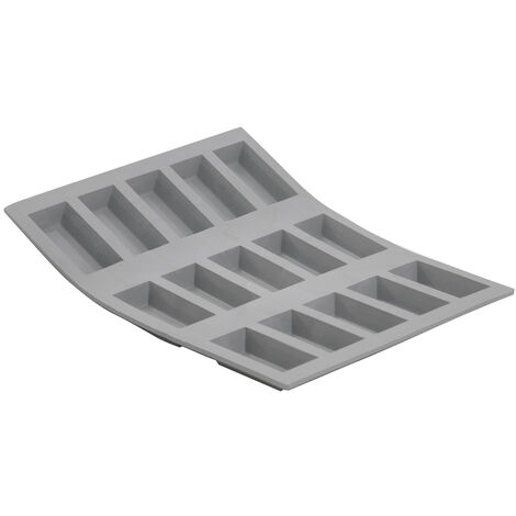 De Buyer - Moule pour 15 mini financier en silicone elastomoules (1/2)