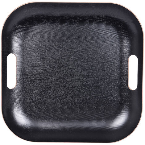 Table Passion - Plateau carré 39 cm noir (1/2)