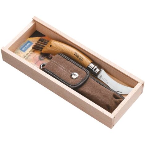 Plumier couteau champignon en hetre + etui OPINEL - 17650 (1/10)