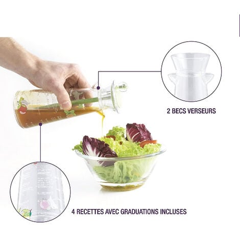 MASTRAD - MELANGEUR VINAIGRETTE +RECETTES