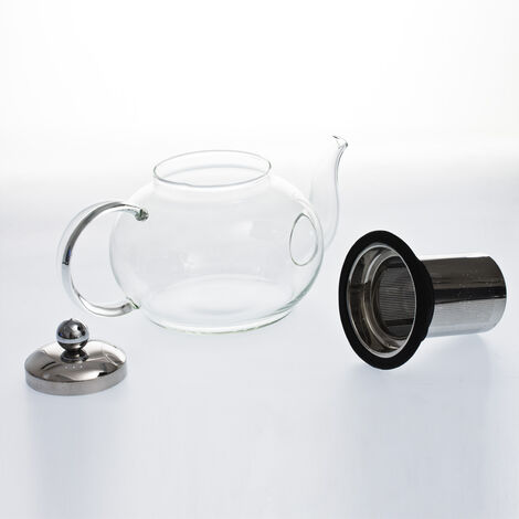 Table Passion - Théière 1 l en borosilicate décor noir