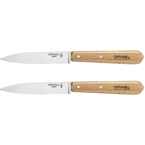 Opinel - Boite de 2 couteaux d'office N°112 Naturel