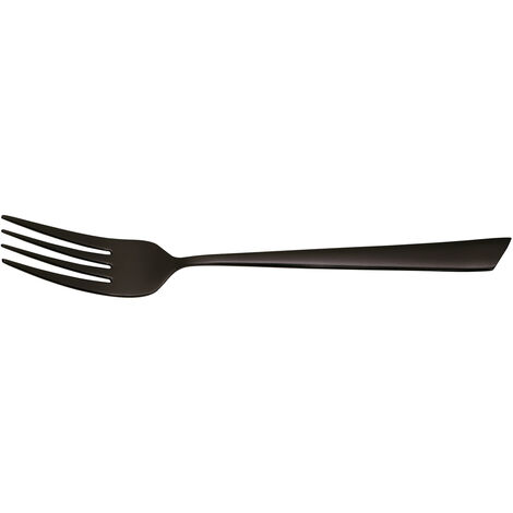 Jean Dubost - Fourchette de table monobloc Delta black inox (lot de 6) (1/2)