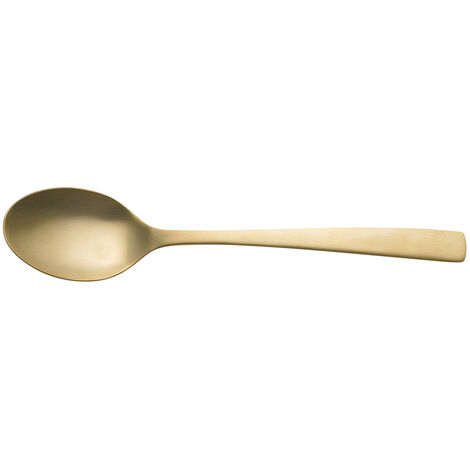 Jean Dubost - Cuillère de table monobloc Jet doré (lot de 6) (1/3)