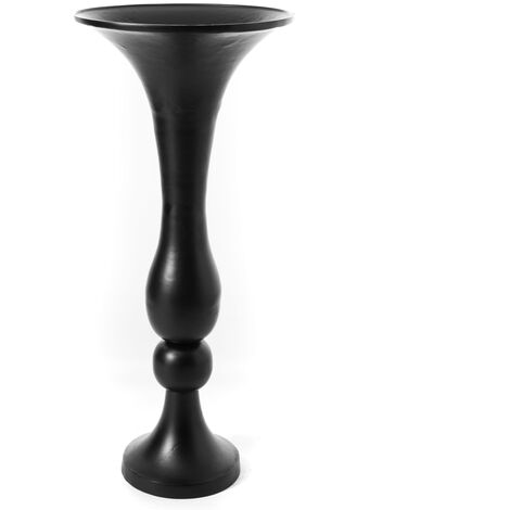Amadeus - Vase sur pied en métal noir H111 cm Royal (1/2)