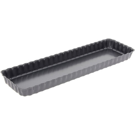 De Buyer - Moule à tarte rectangle avec fond démontable (1/2)