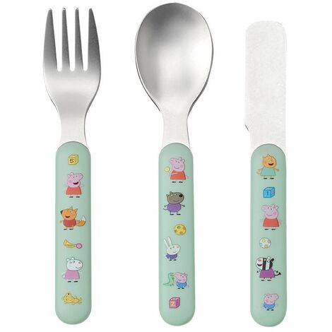 Petit Jour Paris - Set de 3 couverts Peppa pig (1/3)