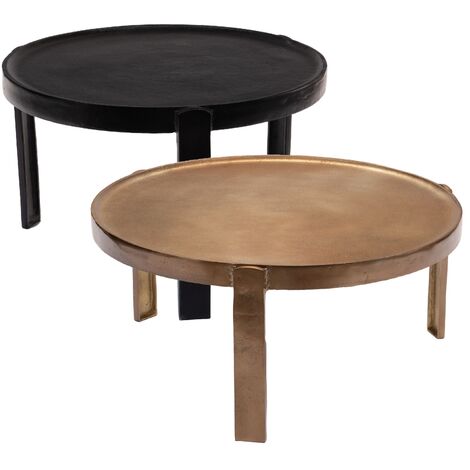 Amadeus - Set de 2 tables basses métal duo (1/5)