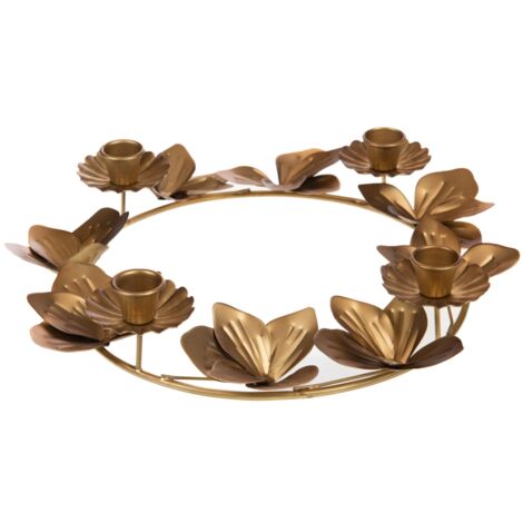 Amadeus - Bougeoir couronne feuillage (1/2)