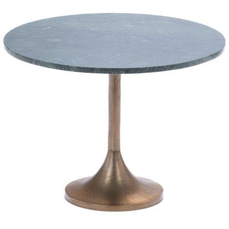 Amadeus - Bout de canapé Marbre vert 55 cm (1/3)