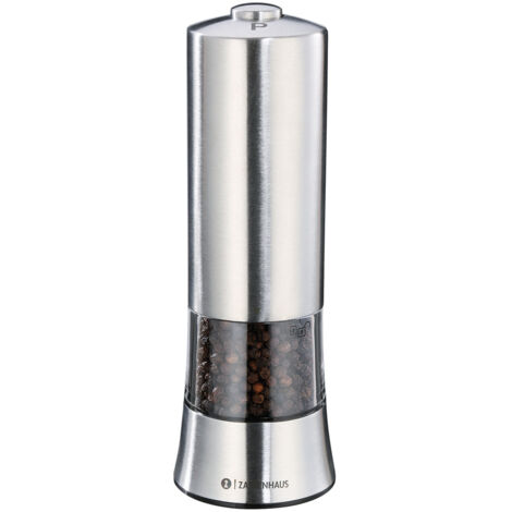 Zassenhaus - Moulin à poivre électrique Gera 18 cm en inox (1/2)