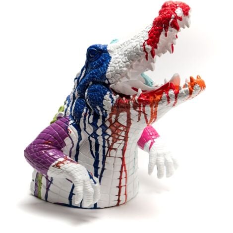 Amadeus - Crocodile en attaque Trash blanc