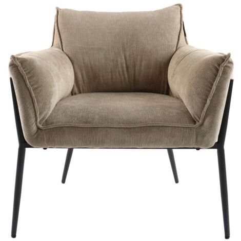 Amadeus - Fauteuil Rosie taupe (1/3)