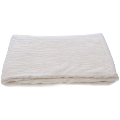 Amadeus - Plaid Cocoon crème 130x170 cm (1/3)