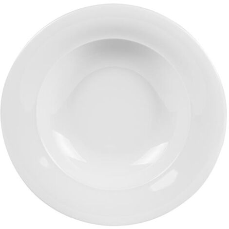 Lot De 6 Assiettes Creuses Oasis 20,5 Cm - Porcelaine Élégante Table Passion