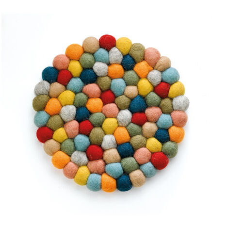 Cilio - Dessous de plat Lana coloré rond (1/4)