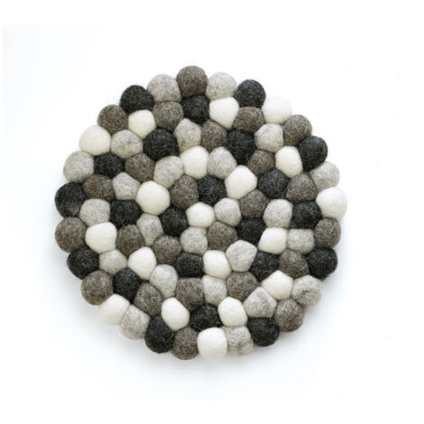 Cilio - Dessous de plat Lana Grigio rond (1/2)