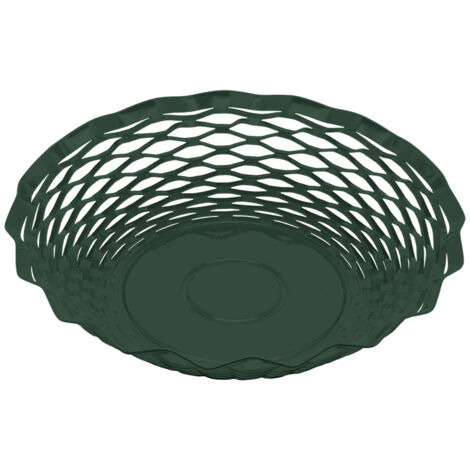 Roger Orfèvre - Corbeille à pain vert sapin 24,5 cm
