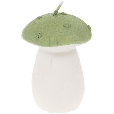 Amadeus - Bougie champignon vert 8,5 cm (lot de 4) (1/2)