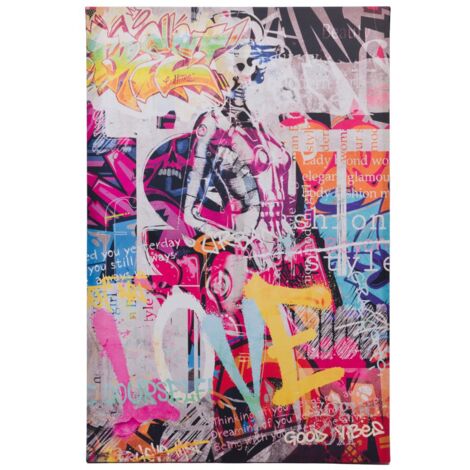 Amadeus - Toile Love Street art 80x120 cm (1/3)
