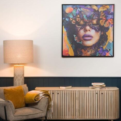 Amadeus - Toile dentelle Papillon 100x100 cm - 3