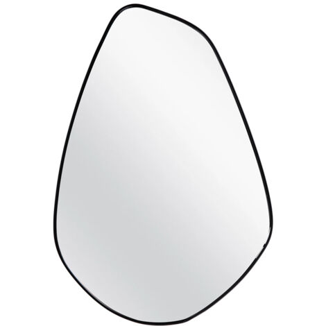 Table Passion - Miroir métal noir organic 46x66 cm (1/3)