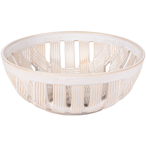 Table Passion - Corbeille Tressée beige 24 cm (1/4)