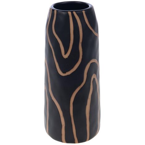 Amadeus - Vase Gaby noir grand modèle (1/2)