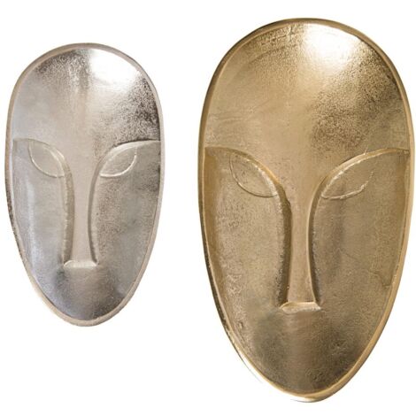 Amadeus - Set de 2 coupelles Visage or et argent (1/3)