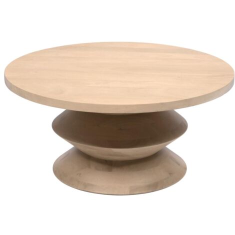 Amadeus - Table basse ronde en manguier Ø90 cm Agar (1/2)