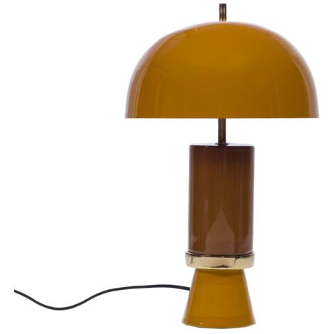 Amadeus - Lampe Vintage jaune en métal 51 cm