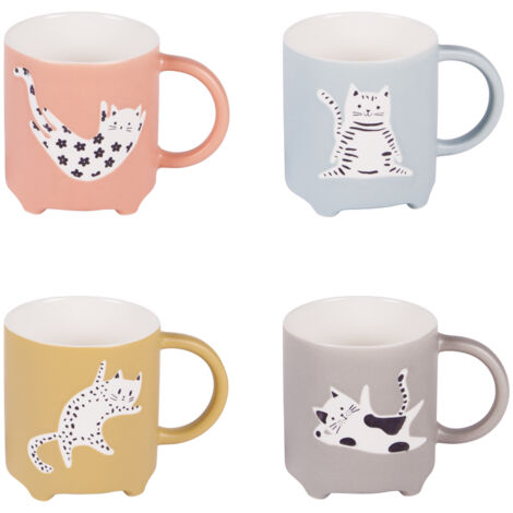 Table Passion - Coffret de 4 mugs Ronron 35 cl (1/2)