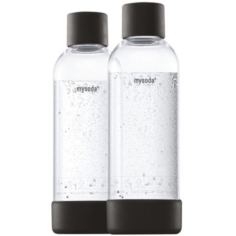 Mysoda - Pack de 2 bouteilles noires 1L (1/2)