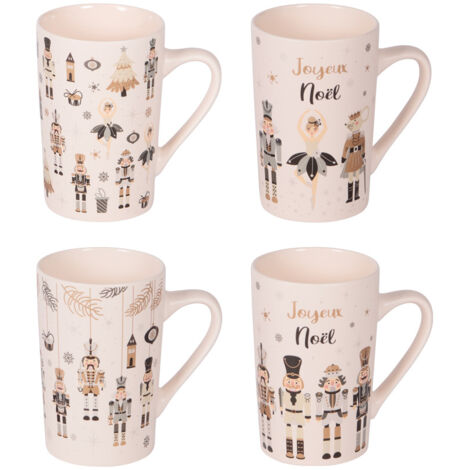 Table Passion - Coffret de 4 mugs Nutcracker 38 cl (1/3)
