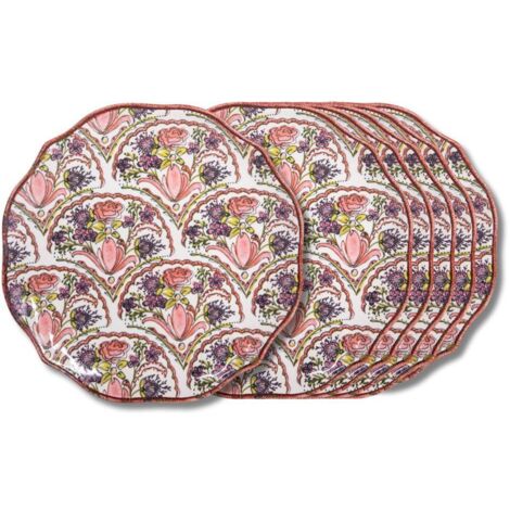 Table Passion - Assiette à dessert Jaipur 21 cm (lot de 6) (1/4)