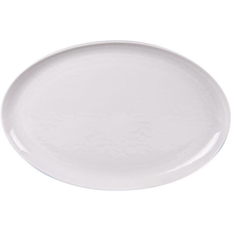 Table Passion - Plat ovale Ecume 30x20,5 cm