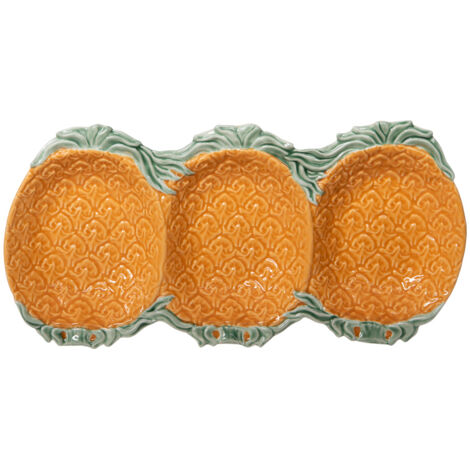 Table Passion - Plat apéritif 42x20 cm Ananas (1/3)