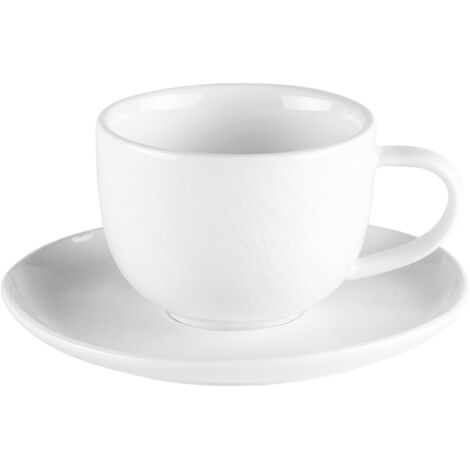 Table Passion - Tasse et sous-tasse à café Ecume 9 cl (lot de 6) (1/2)