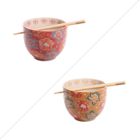 Table Passion - Bol avec baguettes Zephyr 13 cm (lot de 2) (1/3)