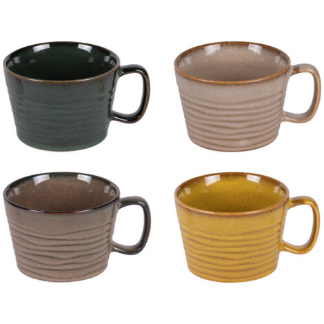 Table Passion - Coffret de 4 mugs bas Kili 40 cl (1/2)