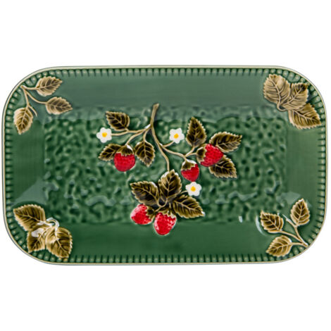 Plat à Gâteau Rectangulaire Table Passion – Céramique Brillant, Multicouleur