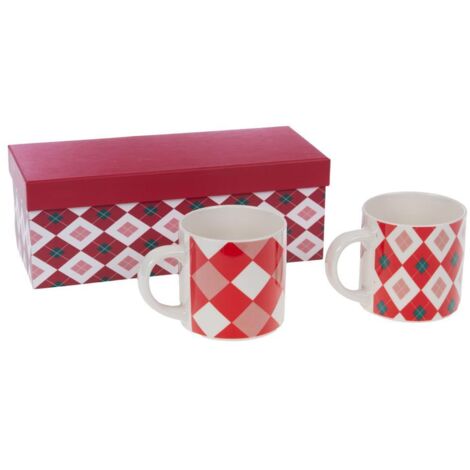 Amadeus - Coffret 2 mugs rouges Santa (1/3)
