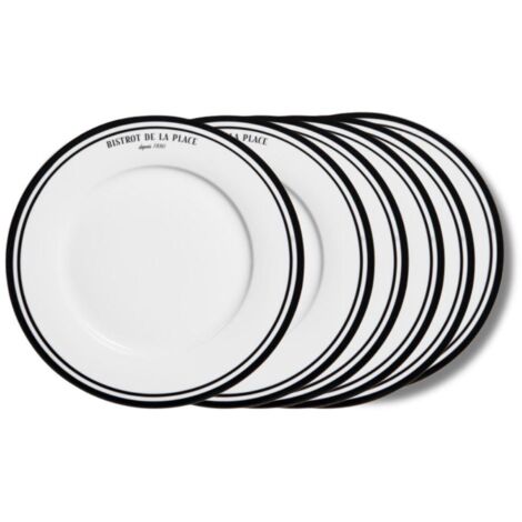 Table Passion - Assiette à dessert Bistrot 21 cm (lot de 6) (1/2)