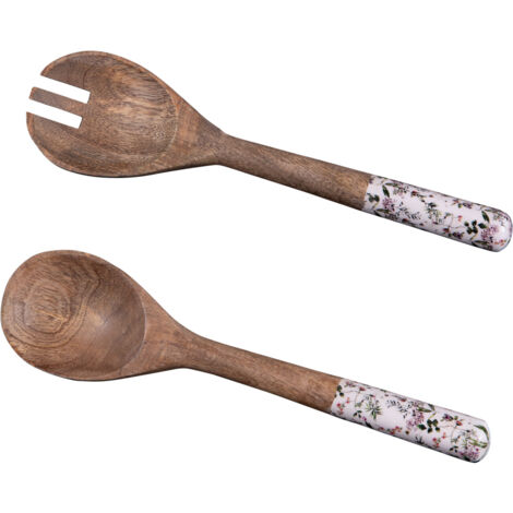 Table Passion - Couverts à salade Champêtre en manguier 28 cm