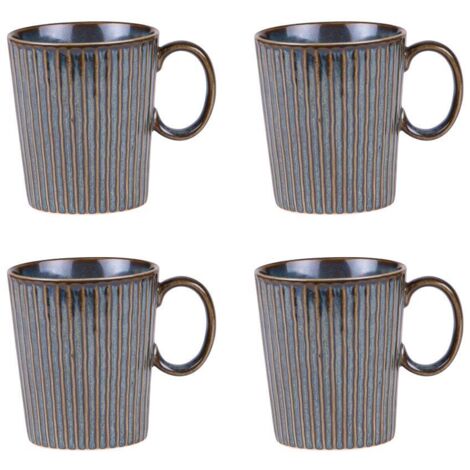 Table Passion - Coffret de 4 mugs Liv bleu 35 cl (1/4)
